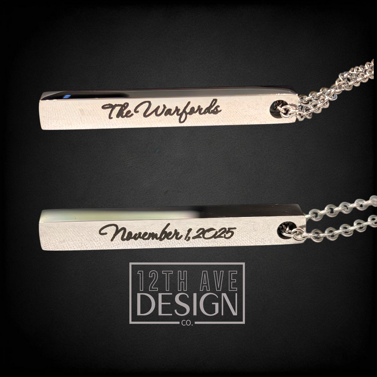 Vertical Bar Necklace