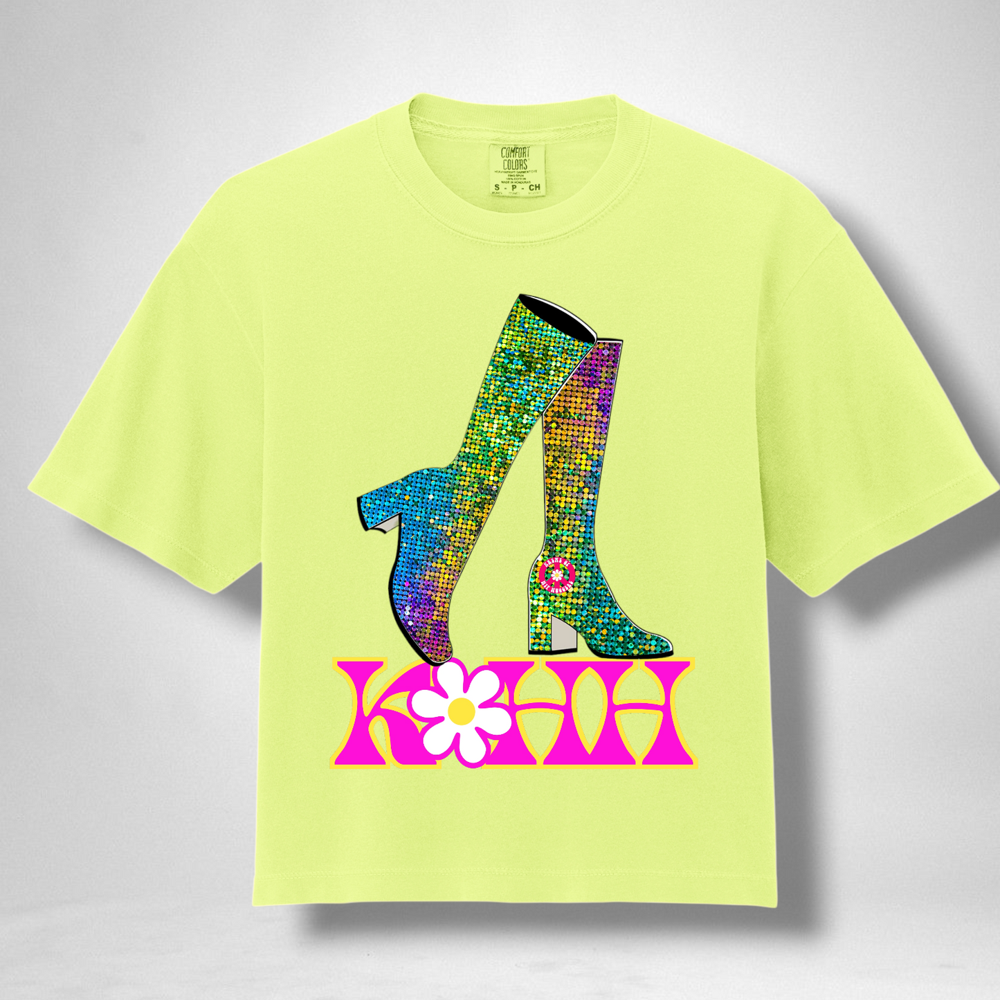 KOHH Boots Crop Tee