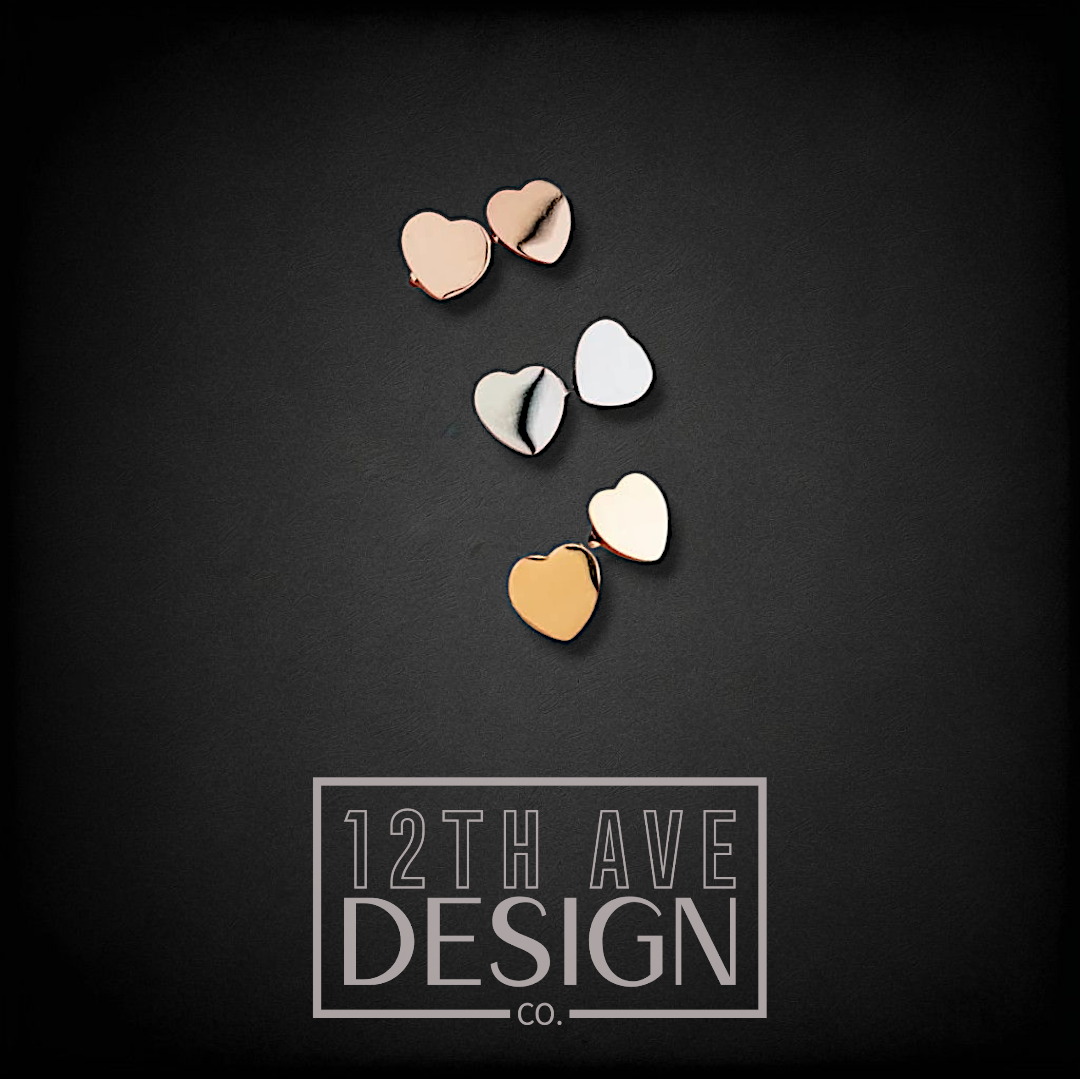 Engravable Stud Earrings
