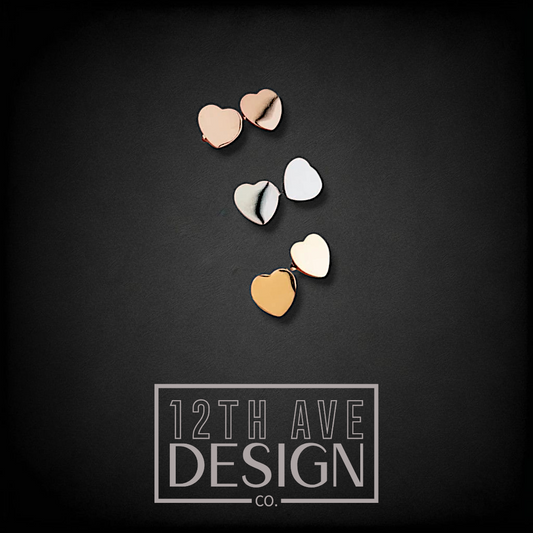 Engravable Stud Earrings