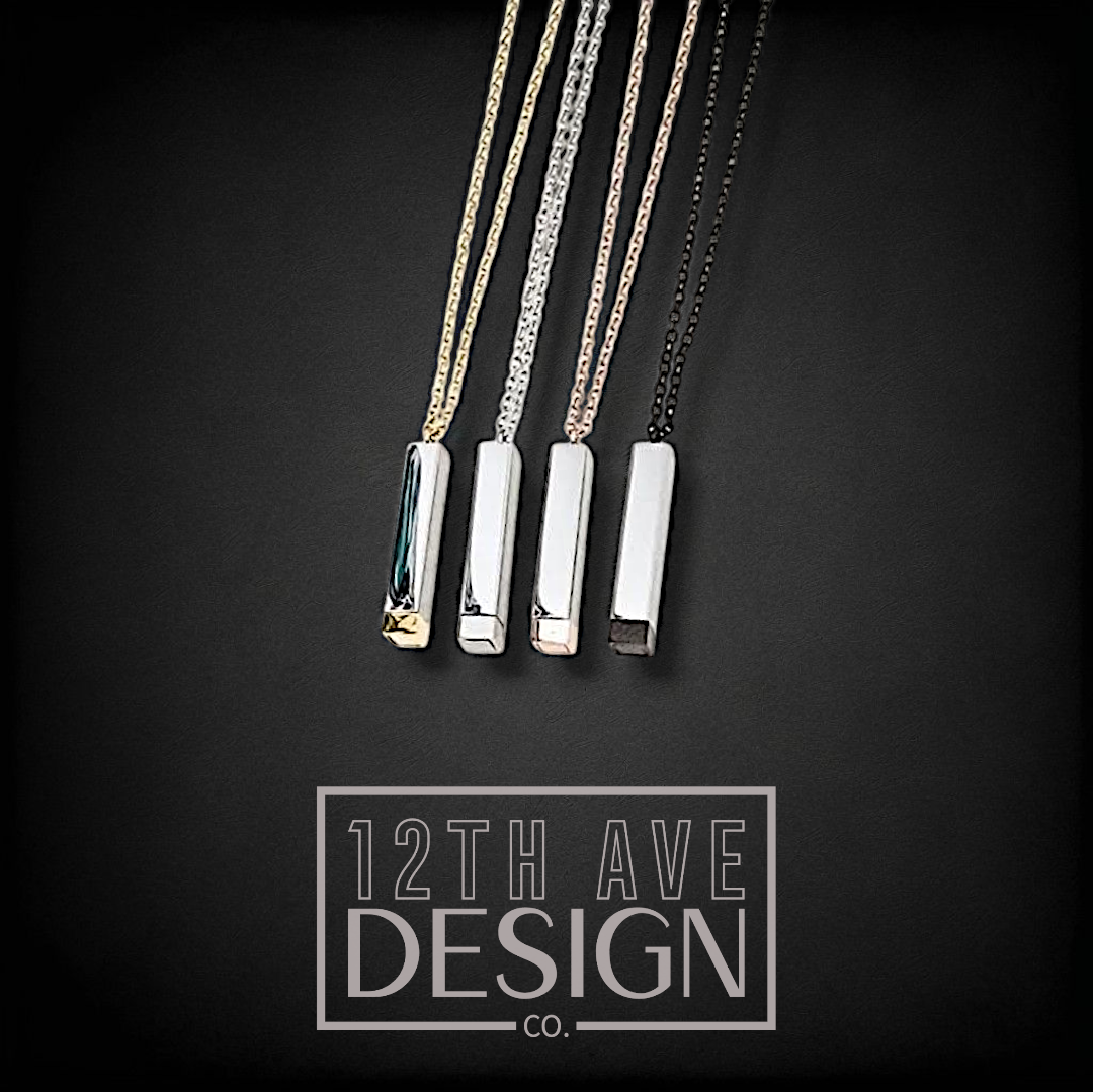 Hidden Message Bar Necklace