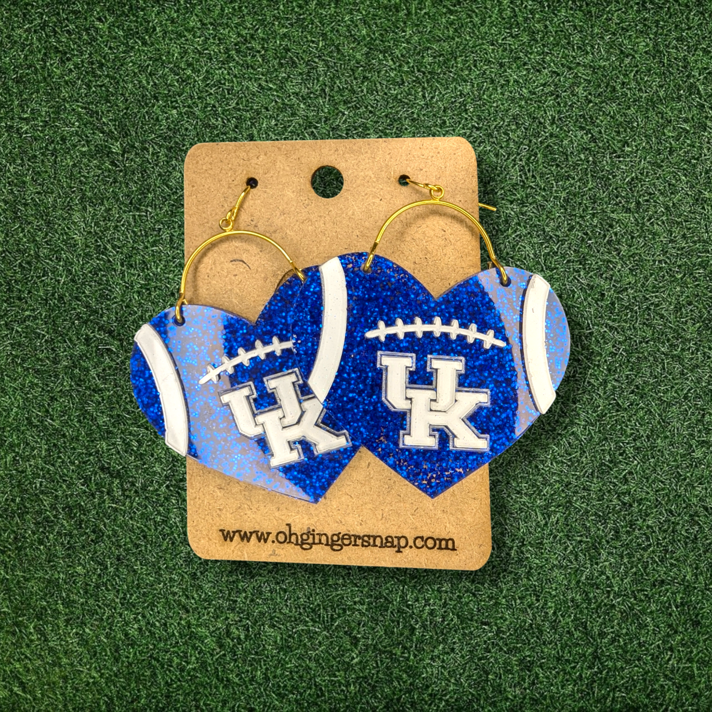 Jersey Heart Gameday Earrings