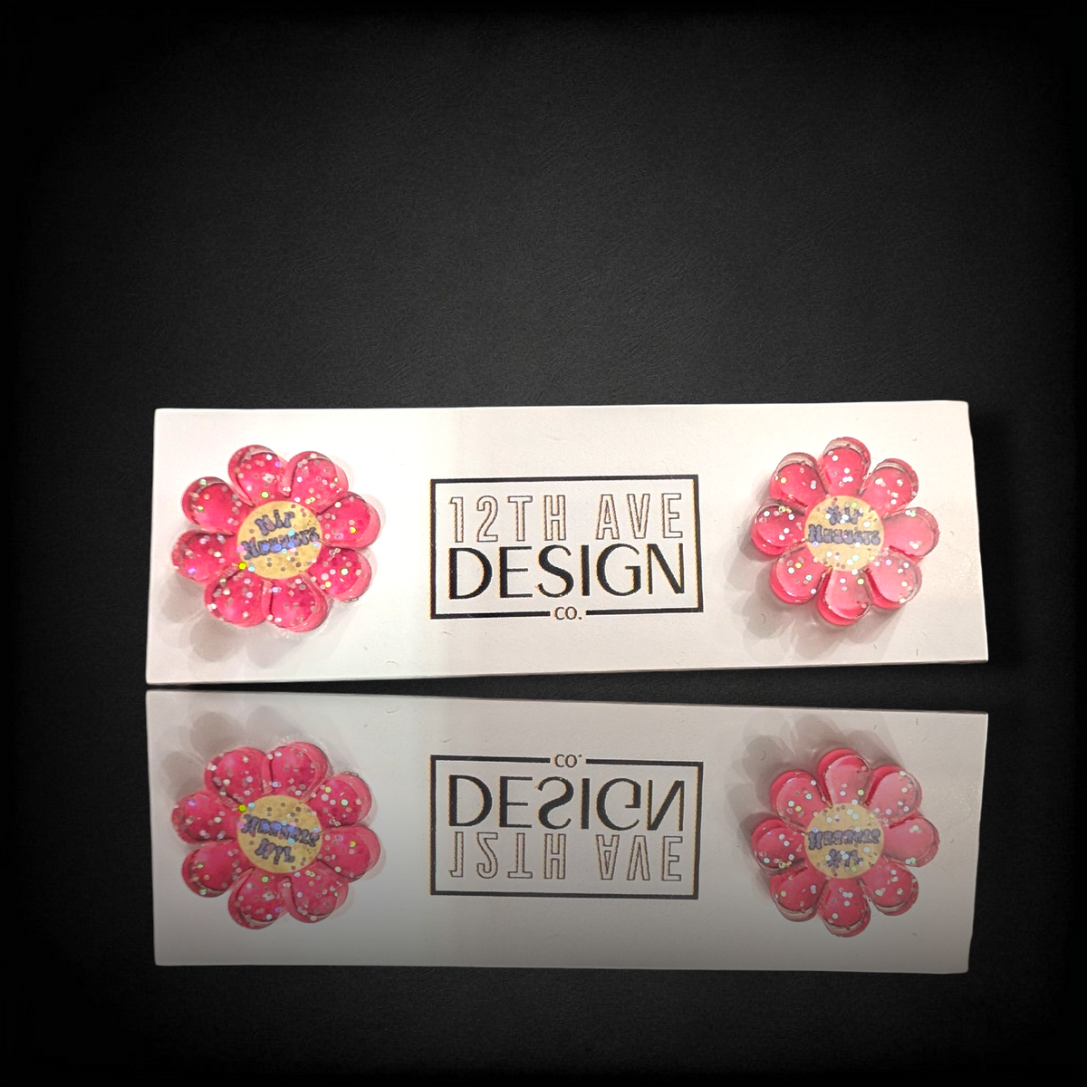 KOHH Logo Daisy Studs