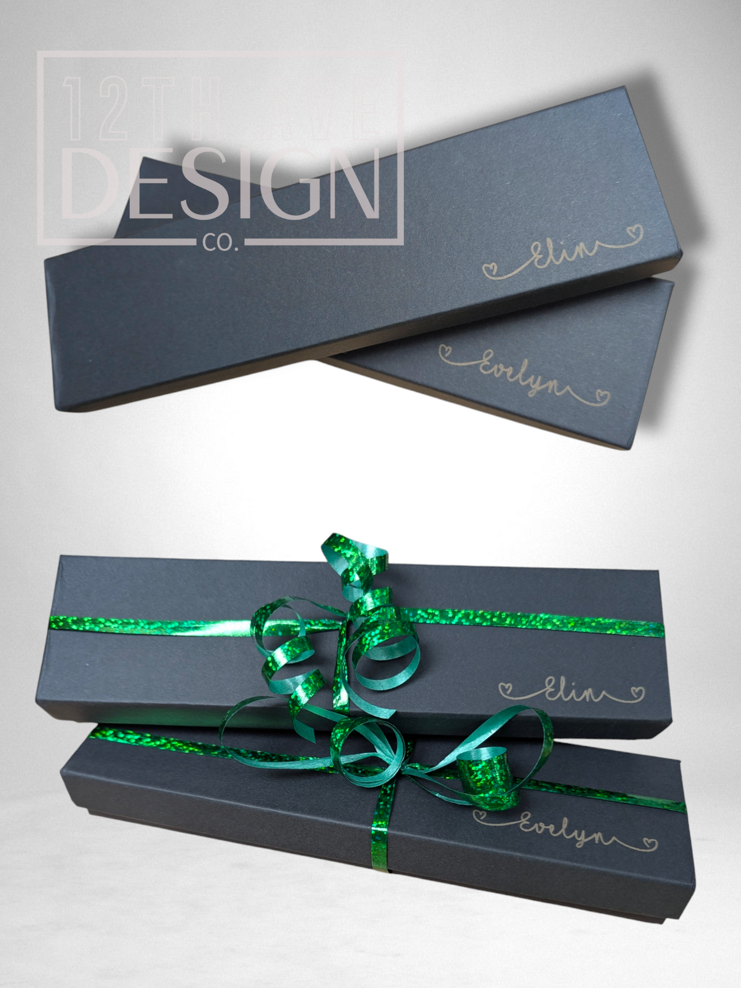 Horizontal Bar Heart Necklace