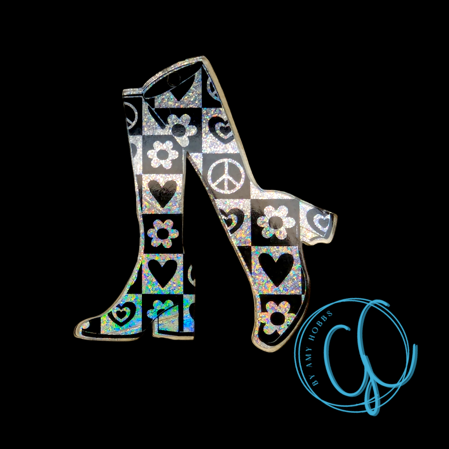 Patterned GoGo Boots