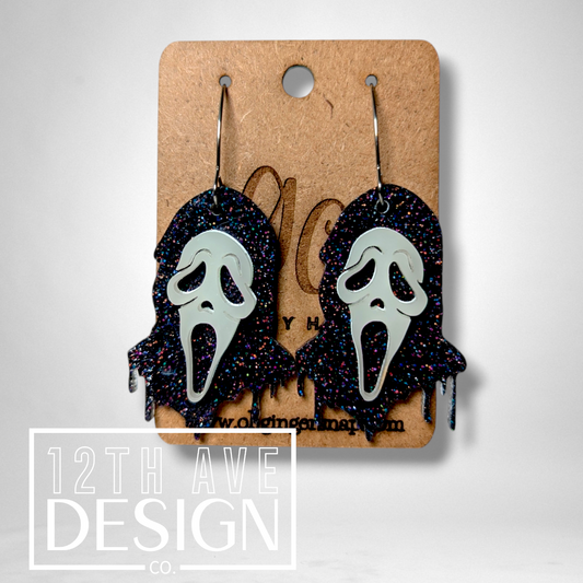 Glow-in-the-Dark Slasher Earrings