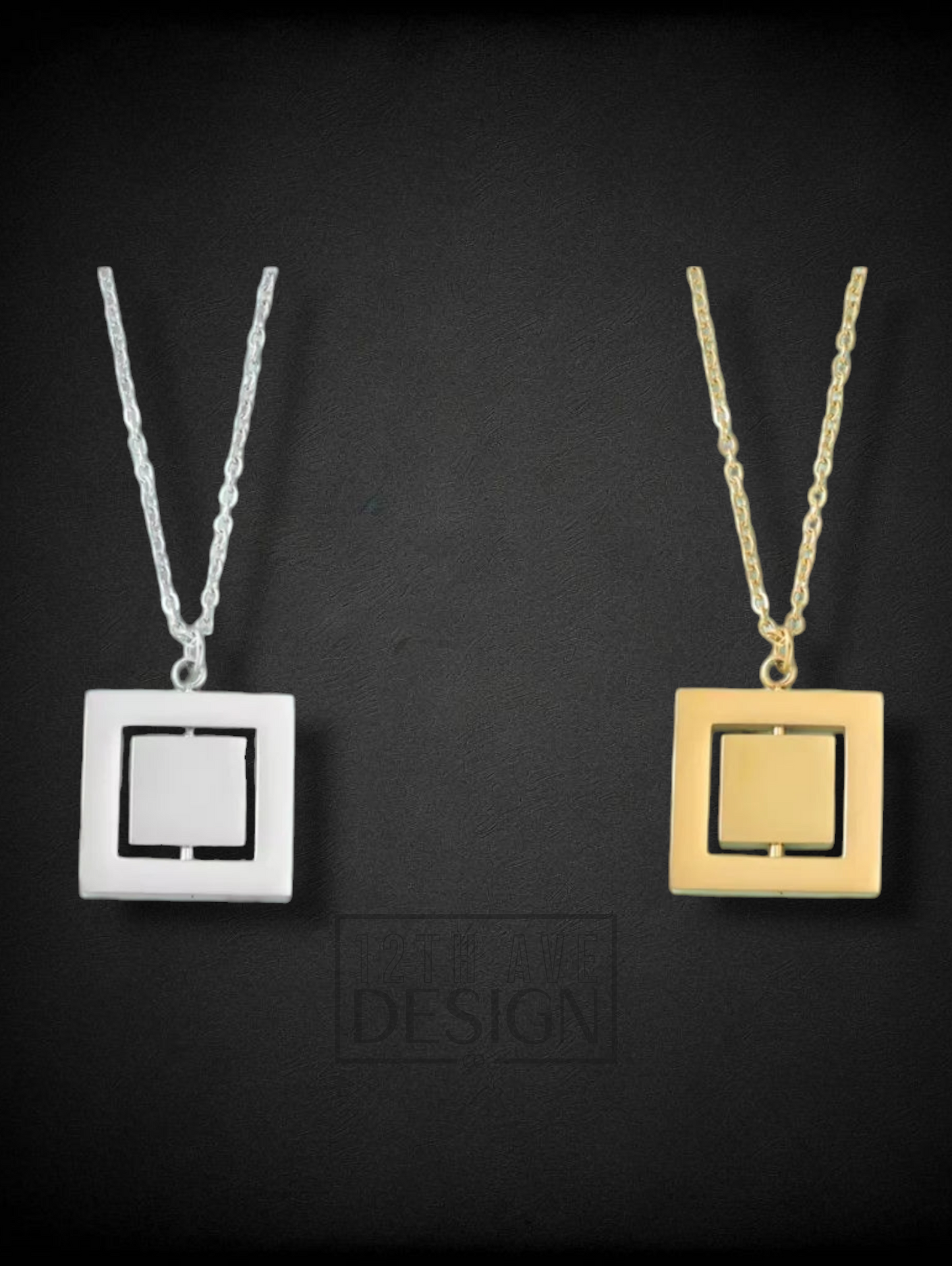 Rotating Charm Necklace