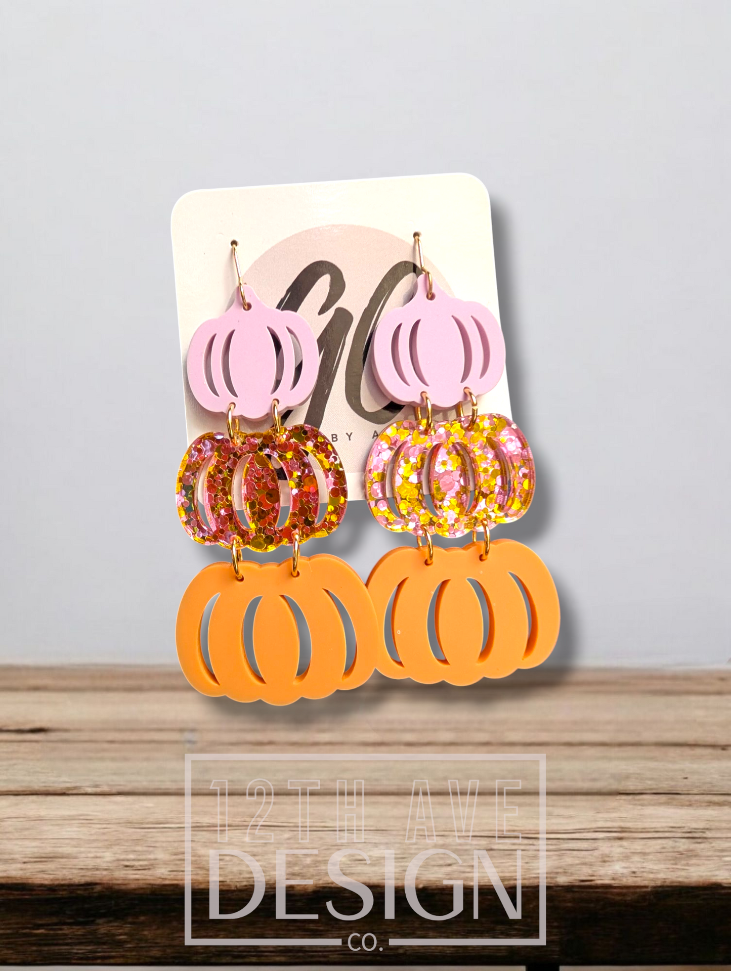 Pumpkin Stack Earrings