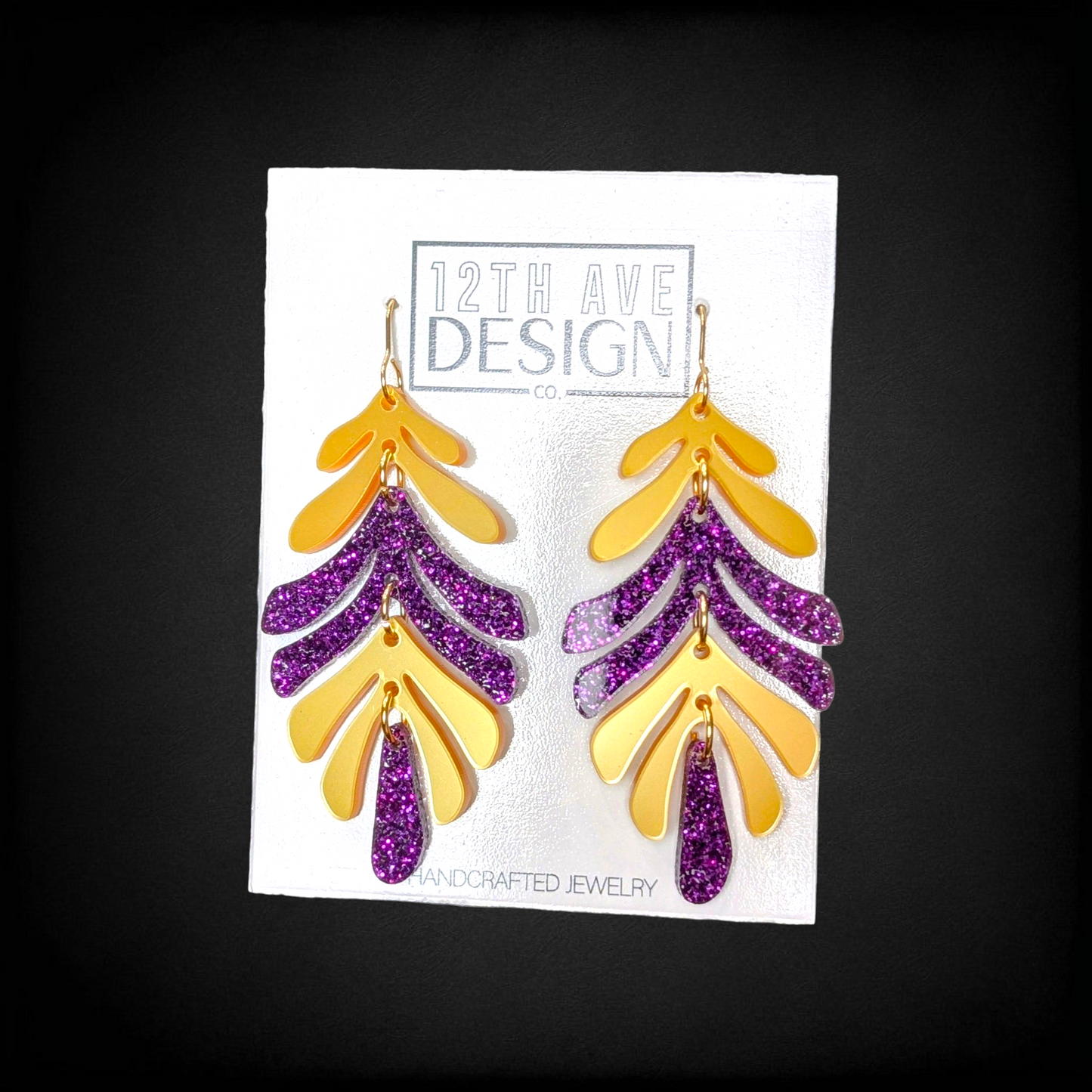 Purple & Gold Metallic