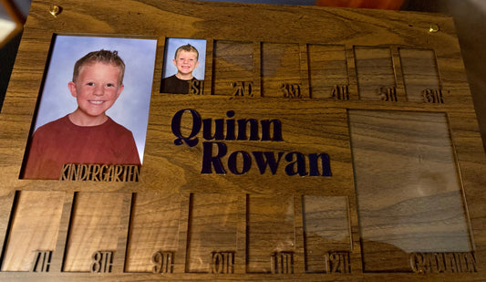 School Years Photo Frame Display (Personalized)