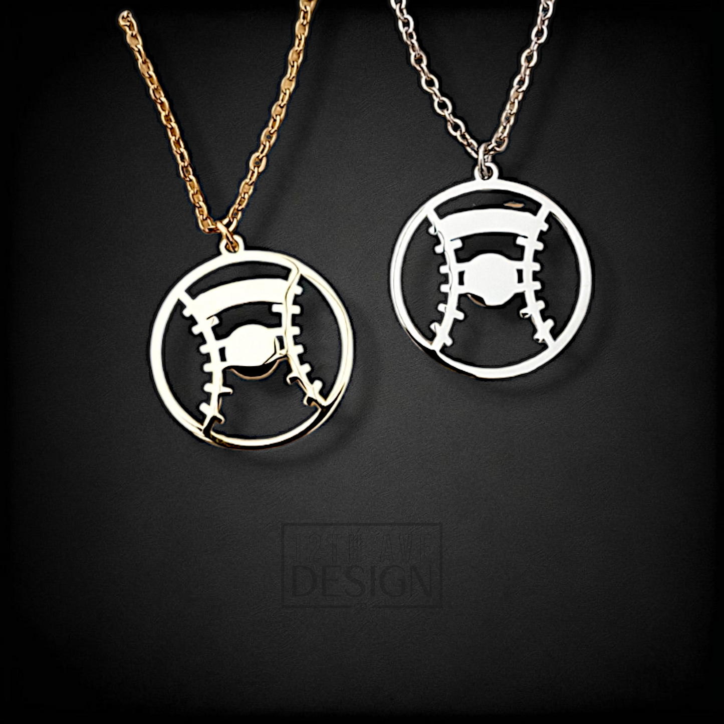 Baseball Charm Necklace