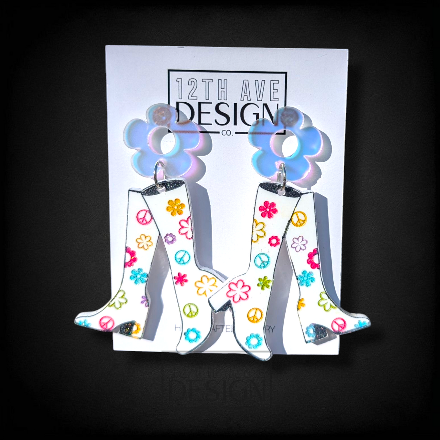 Engraved Daisy GoGo Boots