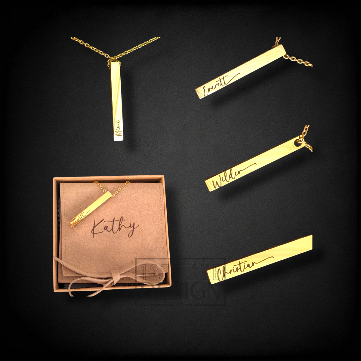 Vertical Bar Necklace