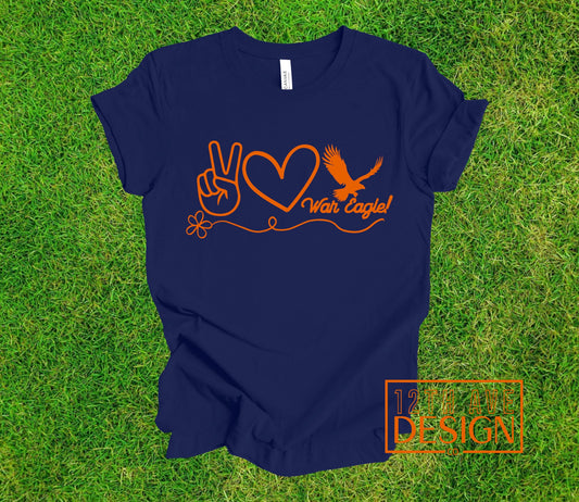 Peace Love War Eagle! 