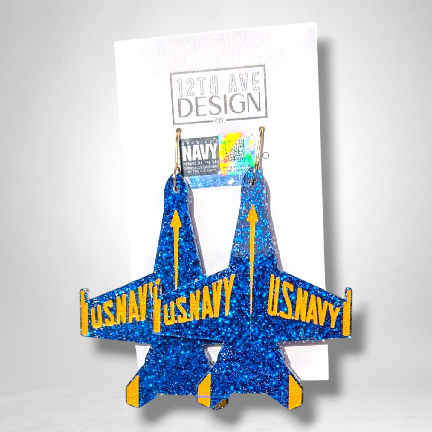Blue Angels Classic Jet Earring (Large)