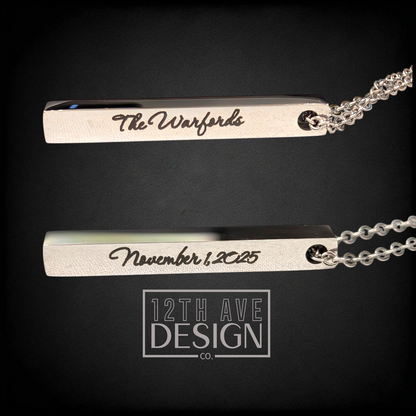 Vertical Bar Necklace