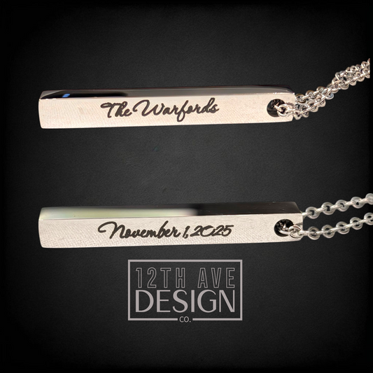 Vertical Bar Necklace