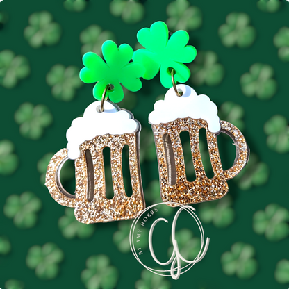 St Patrick's Day Earrings