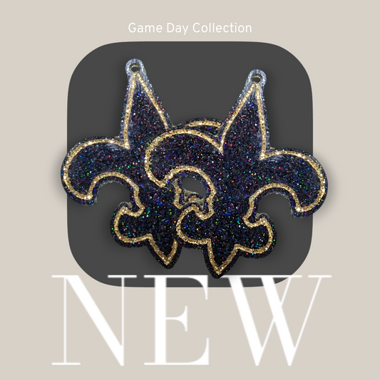Fleur-de-lis Game Day Earrings