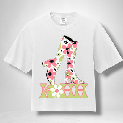 KOHH Boots Crop Tee