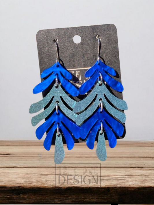 Flowing Feather Earrings