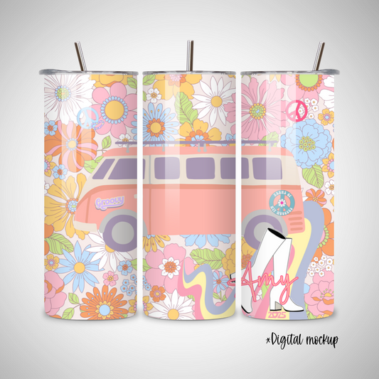 KOHH Pastel Daisies Tumbler