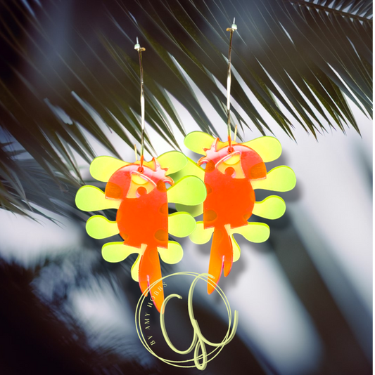 Summer Parrot Earrings