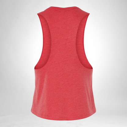 Peace Love Blues Racerback Crop Tank