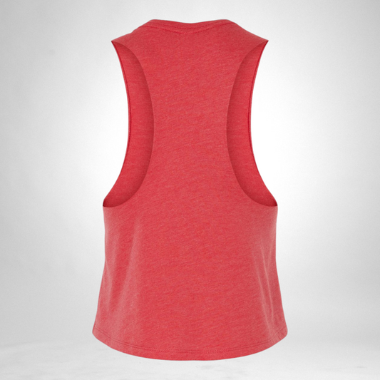 Peace Love Blues Racerback Crop Tank