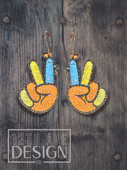 Peace Turkey | Thanksgiving Earrings