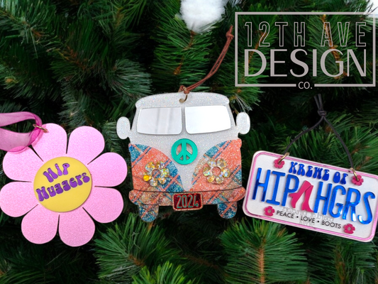 Hip Huggers Holiday Ornament