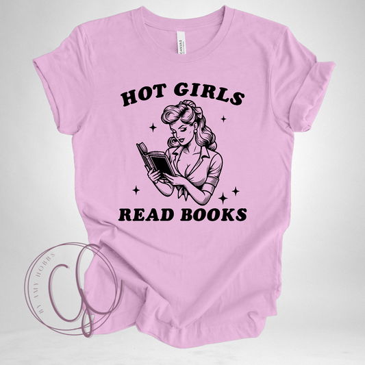 Hot Girls Read Tshirt