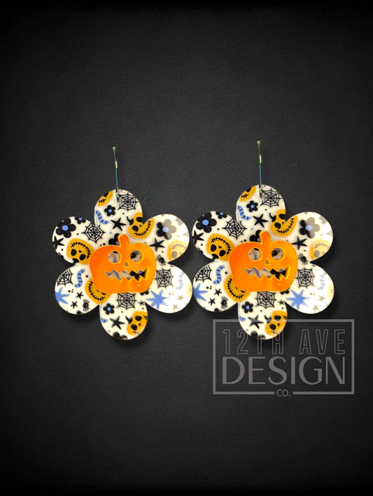 Retro Print Daisies