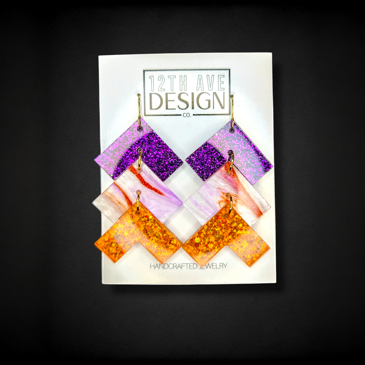 Chevron Trio Earrings