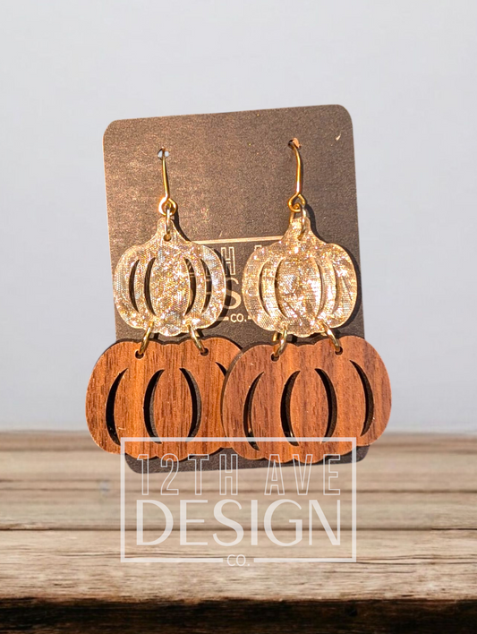 Pumpkin Stack Earrings