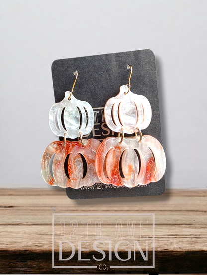Pumpkin Stack Earrings