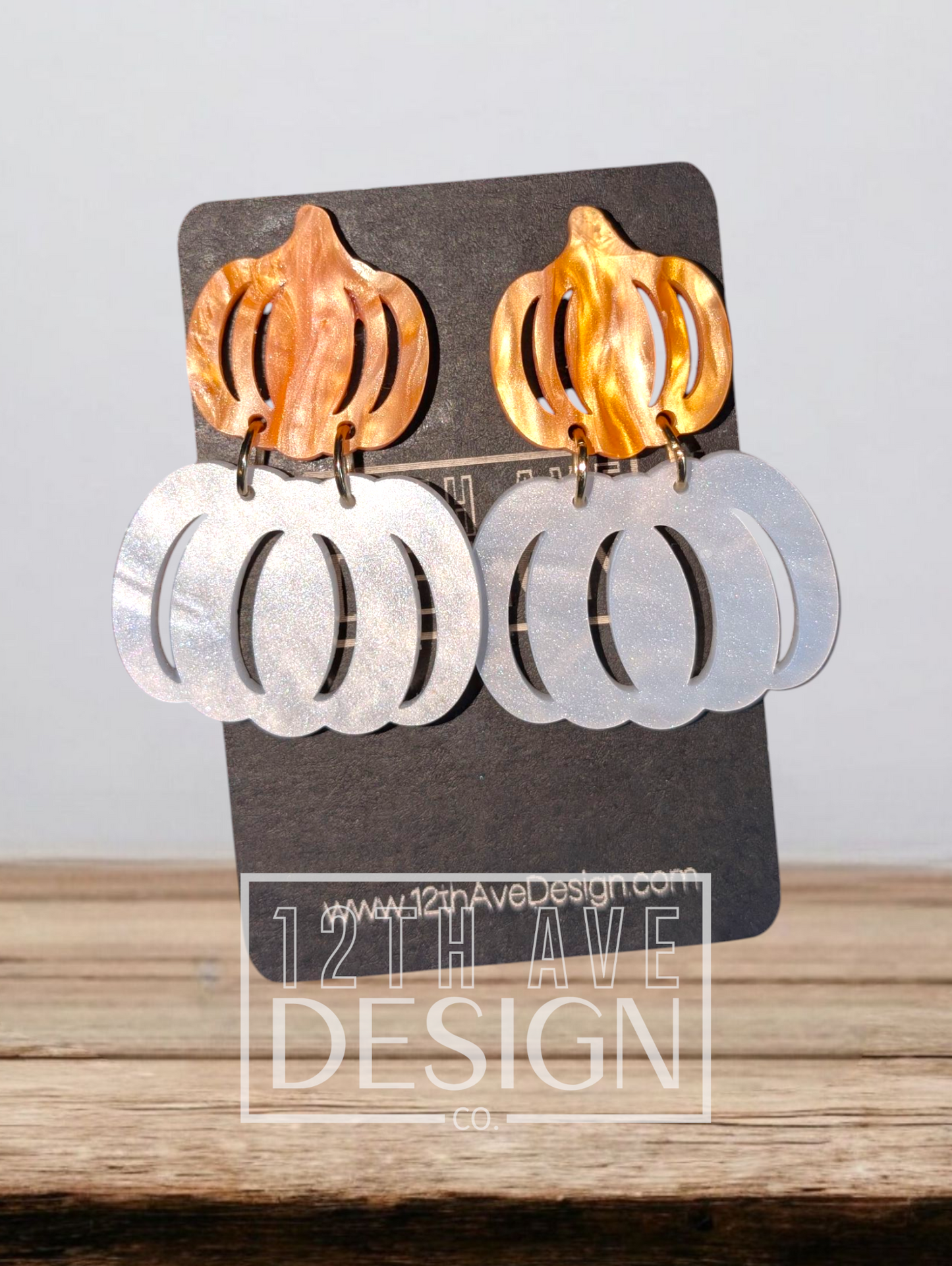 Pumpkin Stack Earrings