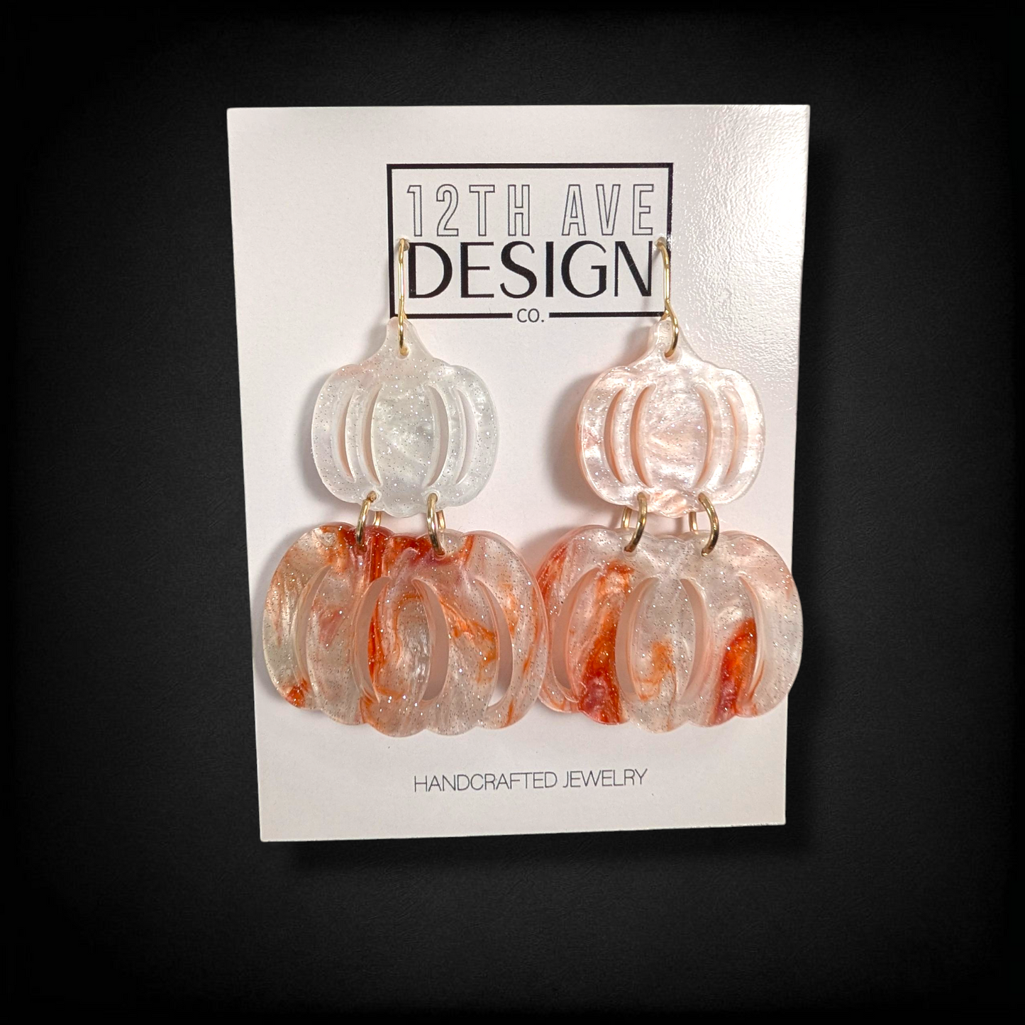 Pumpkin Stack Earrings