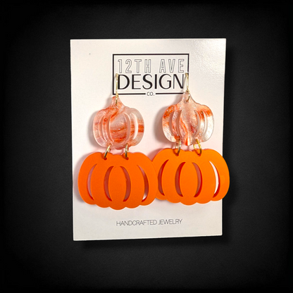 Pumpkin Stack Earrings