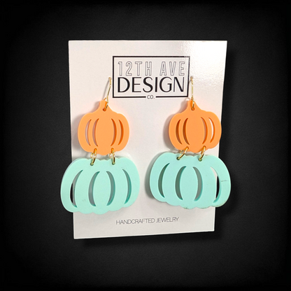 Pumpkin Stack Earrings