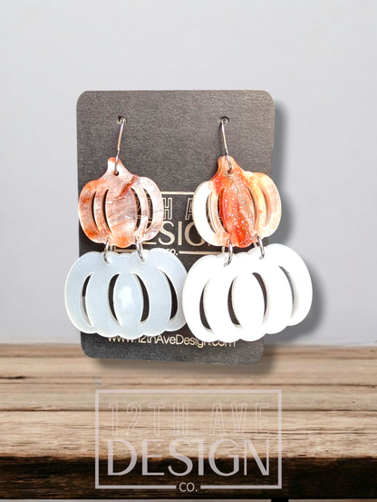 Pumpkin Stack Earrings