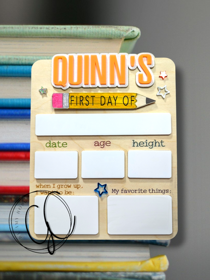 School Days Milestone Board