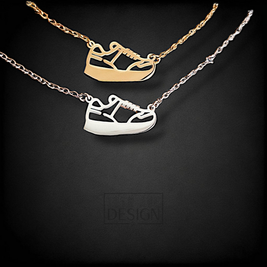Track / Sneaker Charm Necklace