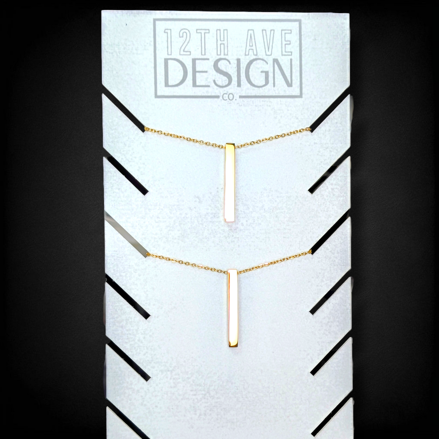 Vertical Bar Necklace