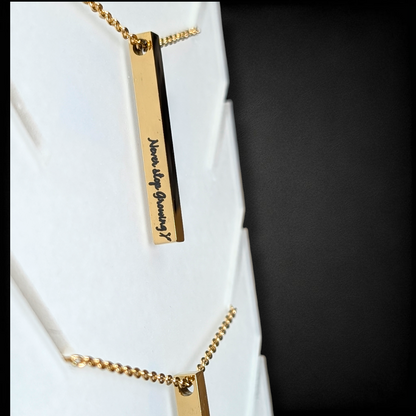 Vertical Bar Necklace