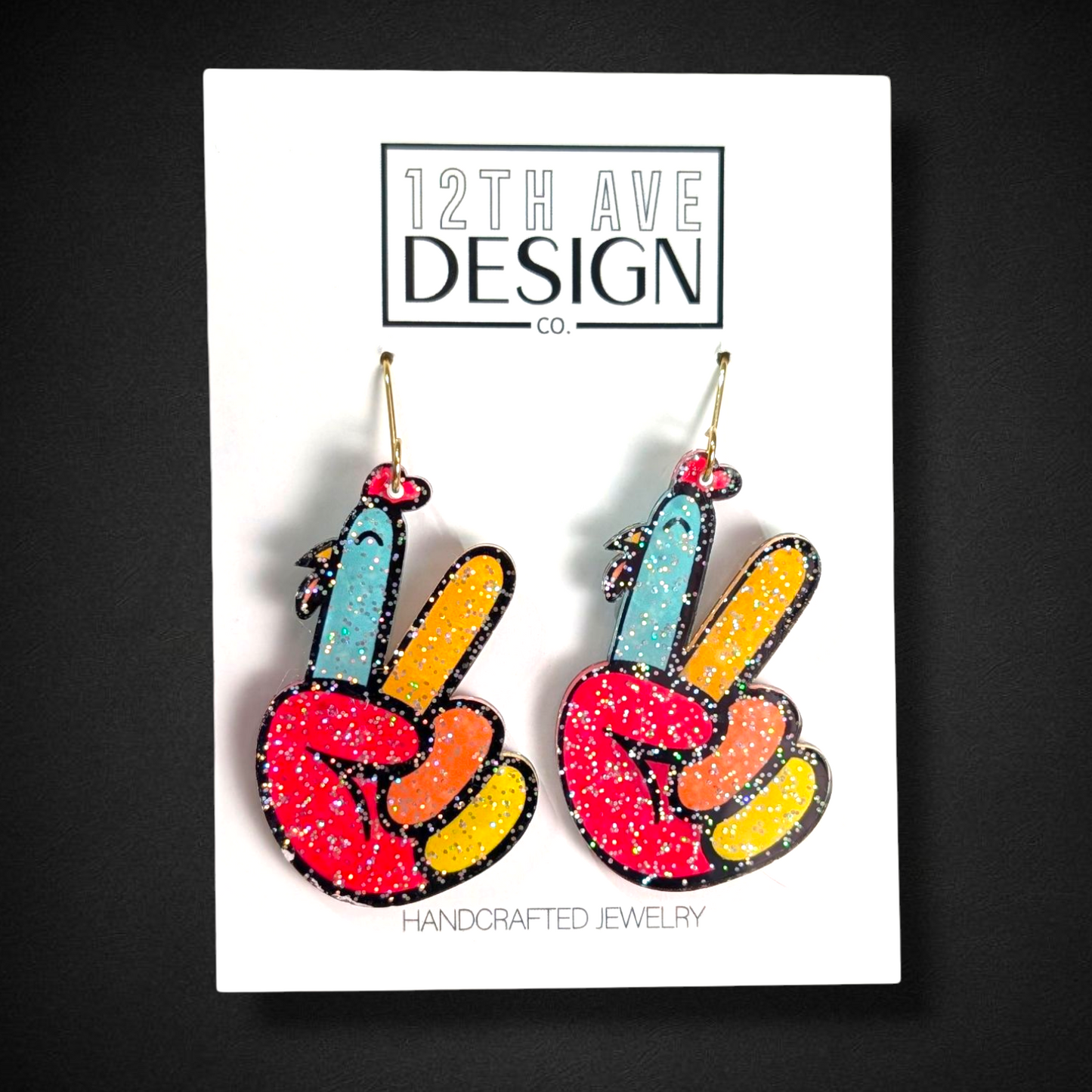 Peace Turkey | Thanksgiving Earrings