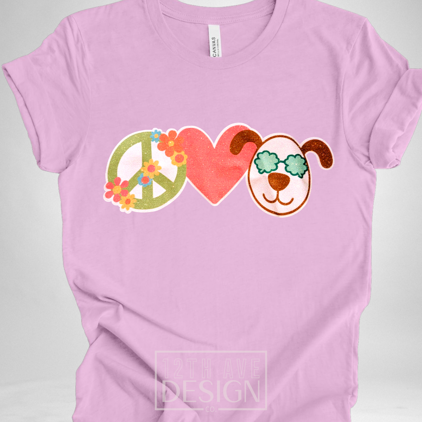 Peace Love & Pups Shirt