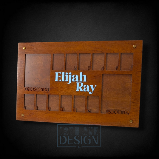 School Years Photo Frame Display (Personalized)