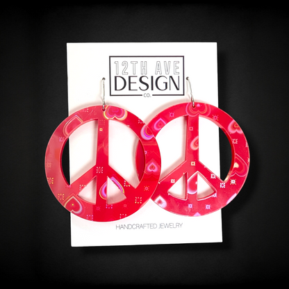 Peace Sign Earrings