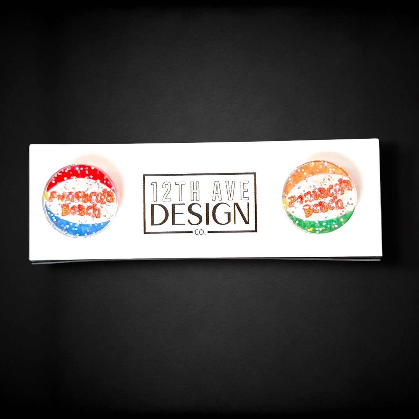 Pensacola Beach Ball Stud Earrings